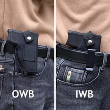 Tactical Right Left Hand Gun Holster Concealed Carry IWB OWB Belt Pistol Holster