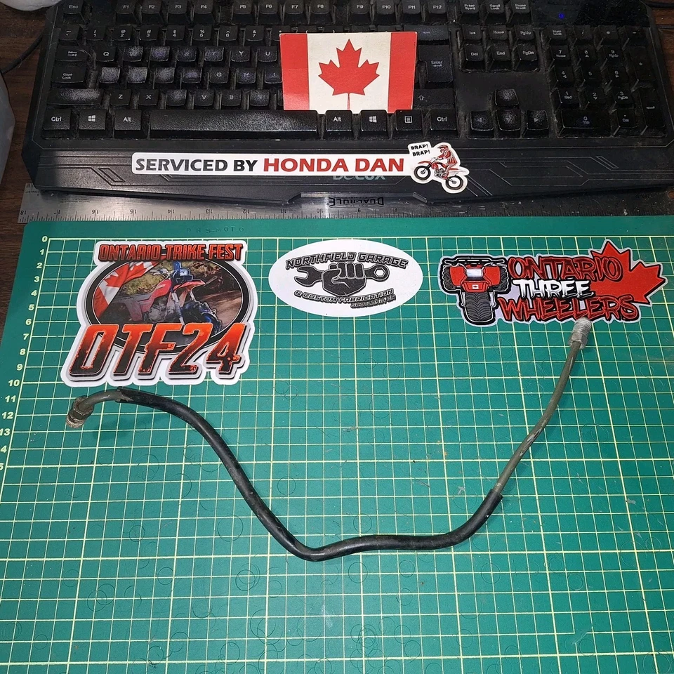 Línea de freno Honda XL600R XL350R 45135-MG2-000 usada para 1983-1987 350-600cc Foto 2 de 4