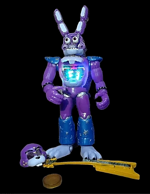 FNAF Glamrock Bonnie mexican toy figure Five Nights At Freddy´s Security  Breach