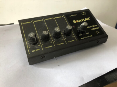 Sound Lab 4 Kanal Micro Mixer WAM 290