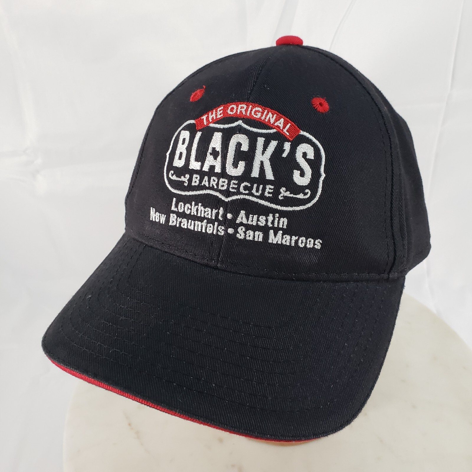 Black's Barbecue Hat Texas BBQ Cap Lockhart Austin New Braunfels Strap