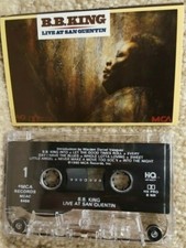 Vintage 1990 Cassette Tape B.B. King Live at San Quentin MCA Records