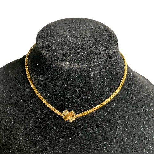 Vintage Monet Halskette goldfarben atemberaubend elegant Strass Cocktail 15" Kette