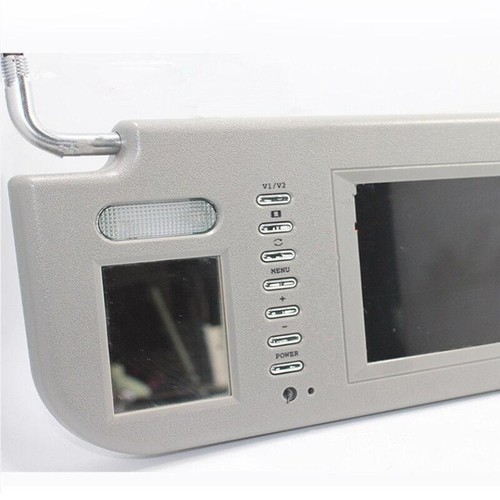 7" Car Sunvisor Rear View Mirror Screen Lcd Monitor DVD/VCD/GPS/TV Sun Visor Set - Picture 11 of 12