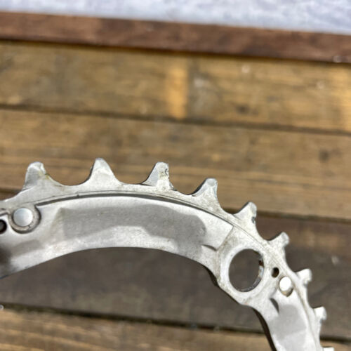 Shimano 32t Chainring 32 Tooth 104 BCD 4 Arm Ramp Pin Mountain Deore LX XT - Picture 2 of 14