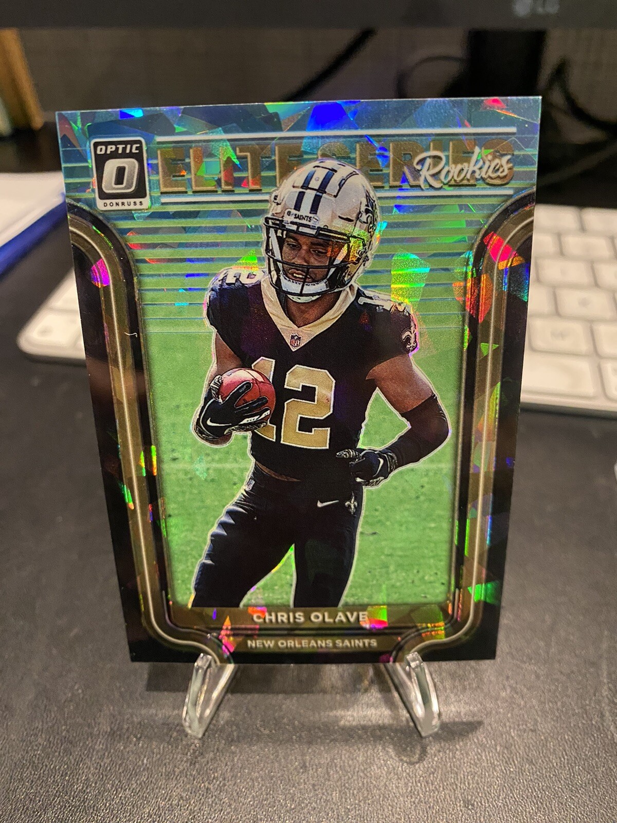 2022 Optic Elite Series Rookies Chris Olave Ice Prizm 7/15 Saints SP!! 🔥