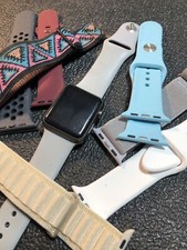 Apple Watch Lotto 7000 Serie 38mm Alluminio SMART WATCH per RICAMBI/RIPARAZIONE con Cinturini