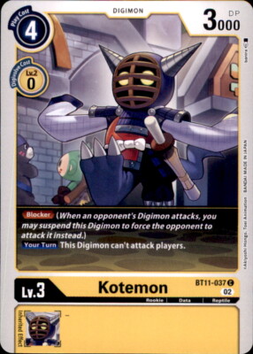 Digimon BT11-037 - Kotemon - Common