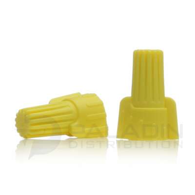Winged Wire Connectors UL Listed 500 Pack - Yellow