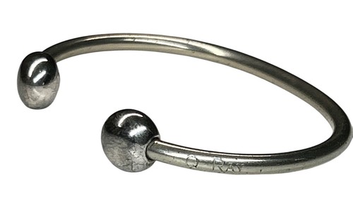 Q-RAY Vintage Silvertone Statement Cuff Bracelet - Bild 2 von 3