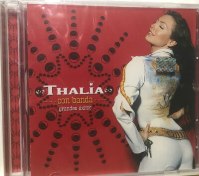 RARE cd 90s 80s Thalia Con Banda Amor A La Mexicana Piel Morena