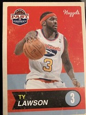 2011-12 Panini Past and Present Denver Nuggets Basketball Card #46 Ty Lawson