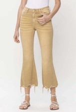 VTG VERVET FLYING MONKEY Bella Vintage High Rise Crop Flare Croissant Womens 24