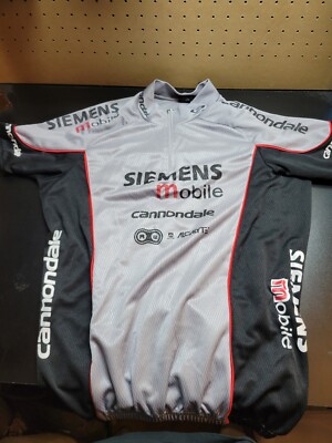 Trifemme Siemens Cannondale men's vintage cycle jersey grey