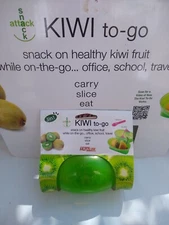 HUTZLER KIWI TO GO HOLDER BLADE SPOON GREEN SNACK HEALTHY
