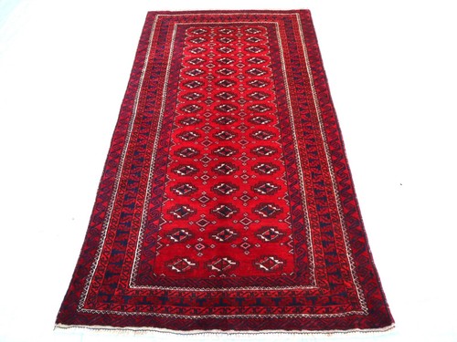 3x6 ft Bokhara Runner, Afghan Handmade Organic dyes Wool Runner, Entryway Runner - Picture 2 of 14