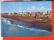 CARTOLINA  OSTIA LIDO DI ROMA  VIAGGIATA 1967 SPIAGGIA    REGALO