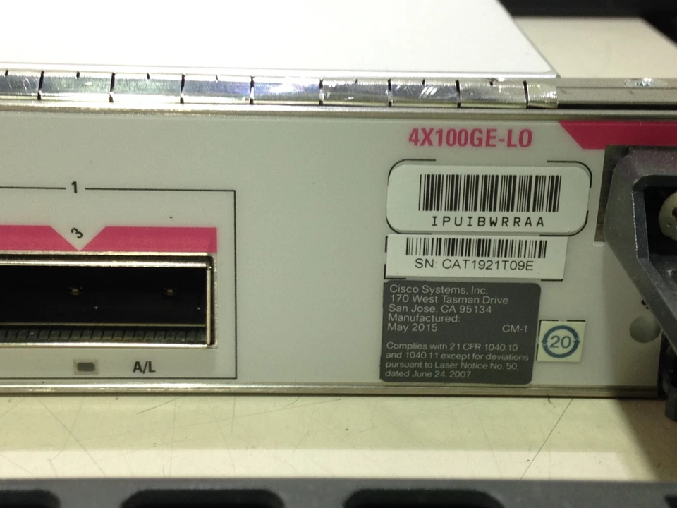 CISCO 4X100GE-LO IPUIBWRAA CRS-X SERIES 4-PORT 100GE LAN/OTN INTERFACE MODULE - Image 2 of 4