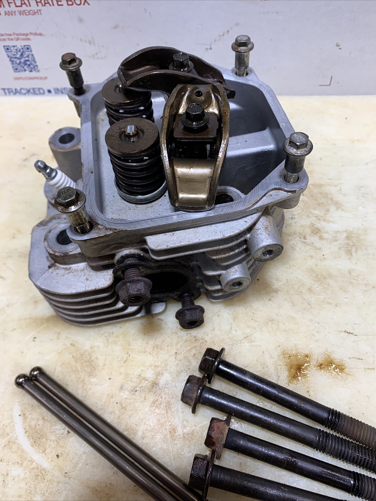 Kohler Command PRO 18 hp CV624 Cylinder Head 1 W/Pushrods 24 318 67S