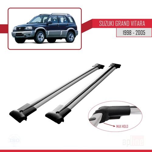 Pour Suzuki Grand Vitara 1998-2005 Barres de Toit Railing Porte-Bagages de vo... - Foto 5 di 9