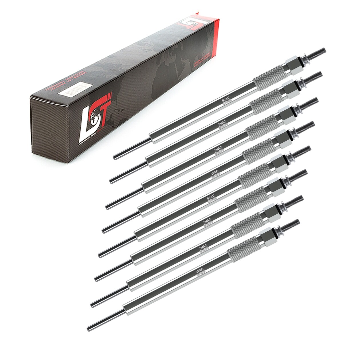 8X Glow Plugs 11 Volt For Toyota Land Cruiser 200 4.5 D