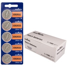 Murata CR2032 220mAh 3V Lithium LiMnO2 Coin Cell Watch Battery - 120 Pack