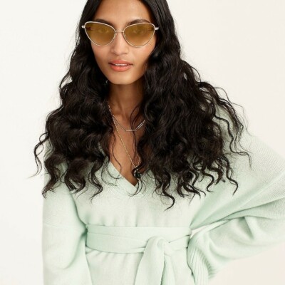 JCREW METAL CAT-EYE SUNGLASSES NWT J.Crew Metal cat-eye sunglasses - gold pecan ~ NWT ~ fun  main image 2