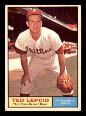 1961 Topps Baseball #234 Ted Lepcio VG *e2 | eBay