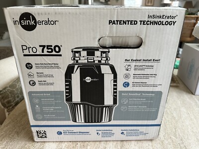 NEW $300 InSinkErator Evolution Pro 750  3/4 HP Continuous Feed Garbage Disposal