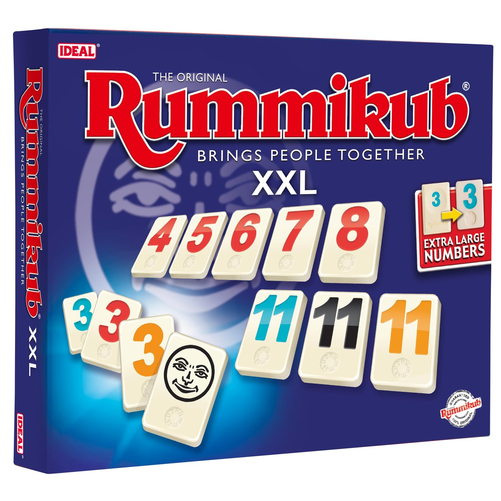 Руммикуб IDEAL XXL Настольная игра от IDEAL Family Games для 2-4 игроков 11290₽