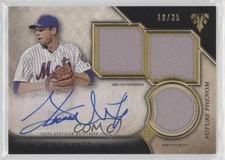 2017 Triple Threads Rookies and Future Phenoms Onyx 18/35 Steven Matz Auto 0to6