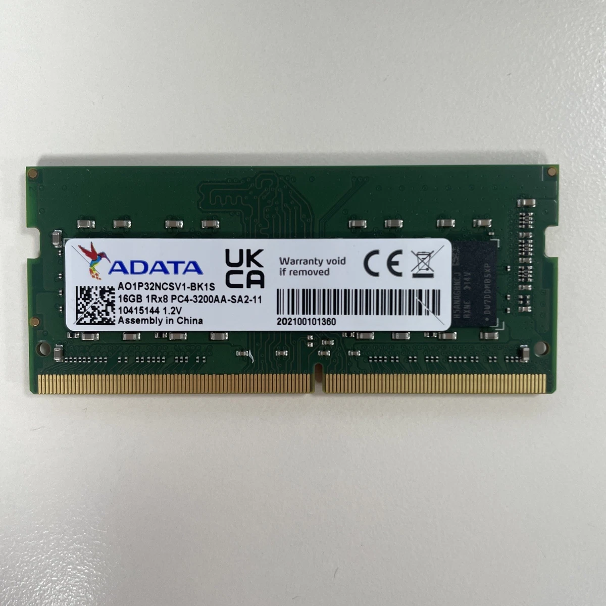 ADATA DDR4 SDRAM 16 GB Capacity per Module Memory (RAM) for sale