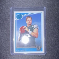 2018 Panini Donruss Rated Rookie Sam Darnold #301 New York Jets NFL Card. rookie card picture