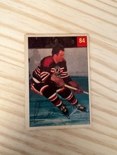 1954-55 Parkhurst #84 Lee Fogolin - Chicago Blackhawks (invJ1)