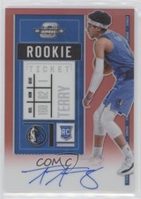 2020-21 Panini Contenders Optic Red Prizm 78/99 Tyrell Terry #139 Auto s3g