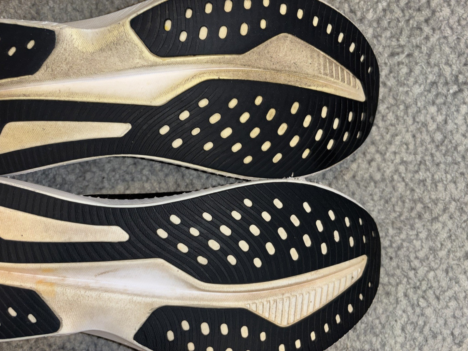 HOKA ONE ONE  Mach 6  Men's Size 14D  Black White Running Shoes $50 thumbnail 12