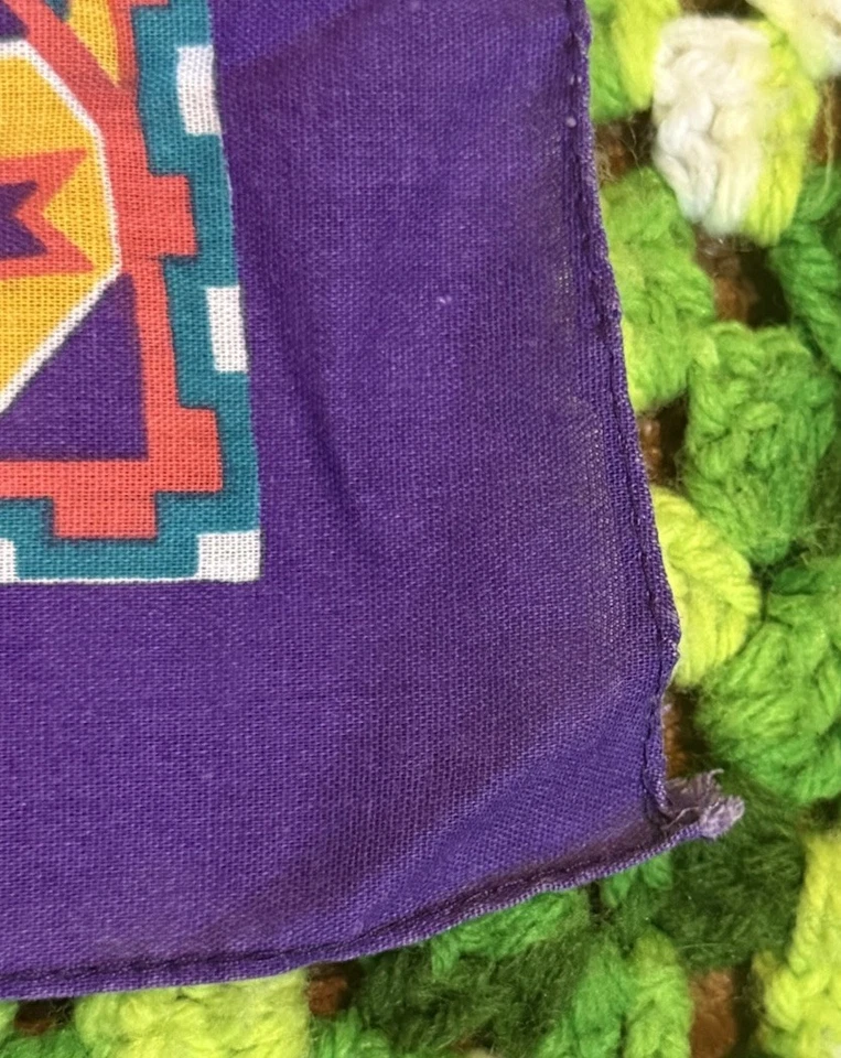 Pañuelo Vintage Colorido Bandana Suroeste Retro Rockabilly Multiusos Foto 4 de 4