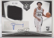 2020-21 Panini Chronicles Limited Rookie Jersey 82/99 Tre Jones #LR-TRE Auto g9t