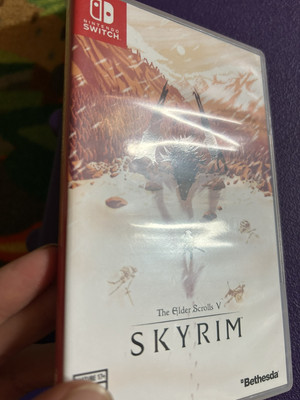Skyrim Nintendo Switch Limited Alternate Cover Gamestop Authentic