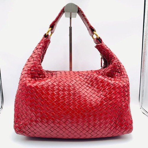 Autentica borsa hobo bottega veneta y2k tracolla a mano intrecciata vintage pelle - Foto 9 di 24