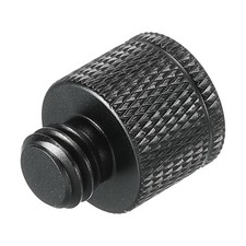 Mic Stand Adapter M8 Female x 3/8 Male Camera Screw Thread Adapter,Black