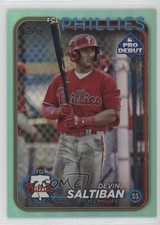 2024 Topps Pro Debut Aqua Foil 73/75 Devin Saltiban #PD-179 10q4