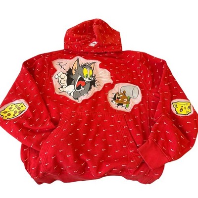 Tom and Jerry Nike Custom Hoodie Sweater Y2K 90s Streetwear Unisex