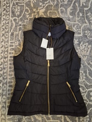 Womens Calvin Klein Puffer Down Vest Jacket