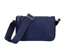 Ralph Lauren Landyn Nylon Medium Dual Compartment Crossbody Bag Navy 175