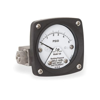 #ad MIDWEST INSTRUMENT 120 AA 00 OO 5P Pressure Gauge0 to 5 psi 3GUZ1 $230.74