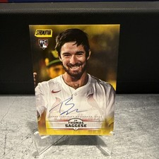 2025 Topps Stadium Club - Autographs Thomas Saggese #SCBA-TS Yellow (AU, RC)