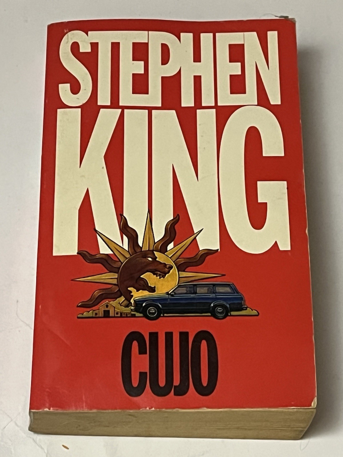 1997 CUJO Stephen King Warner Books Classic Horror Thriller