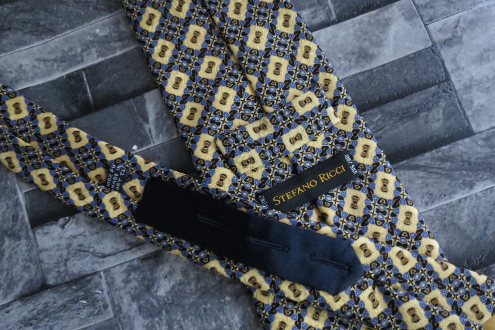 Stefano Ricci Hand made in Italy pure silk neck tie image 6