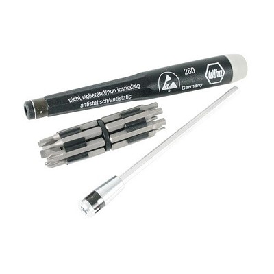 Wiha 75095 16 Piece System 4 Esd Safe Microbits Set